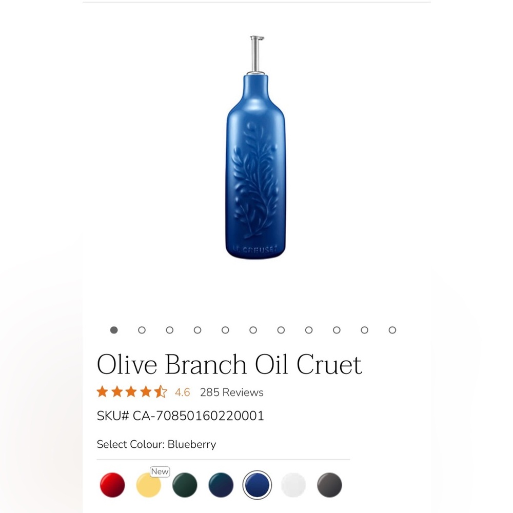 New Le Creuset Oil Cruet - Picture 2 of 3